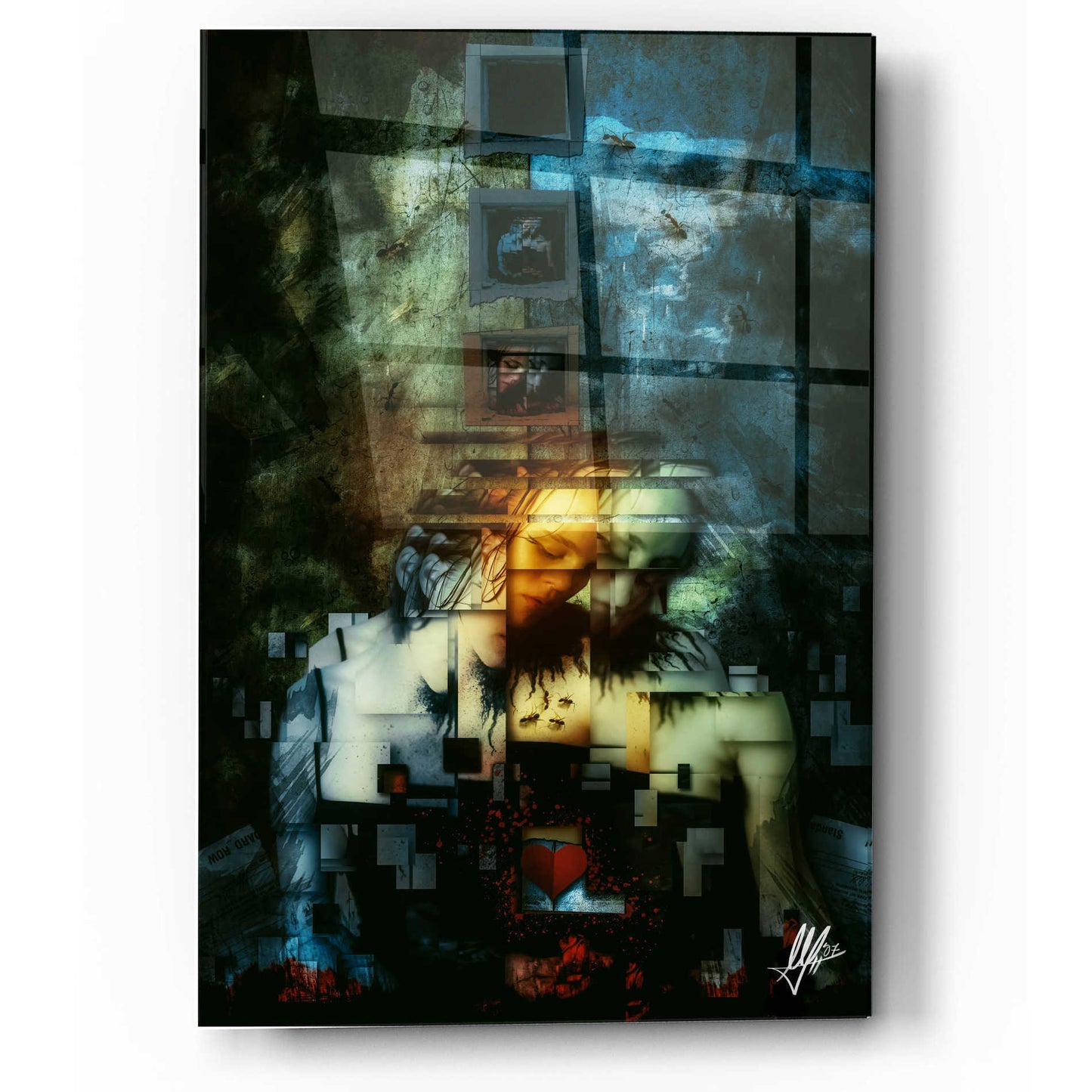 Epic Art 'Divided' by Mario Sanchez Nevado, Acrylic Glass Wall Art