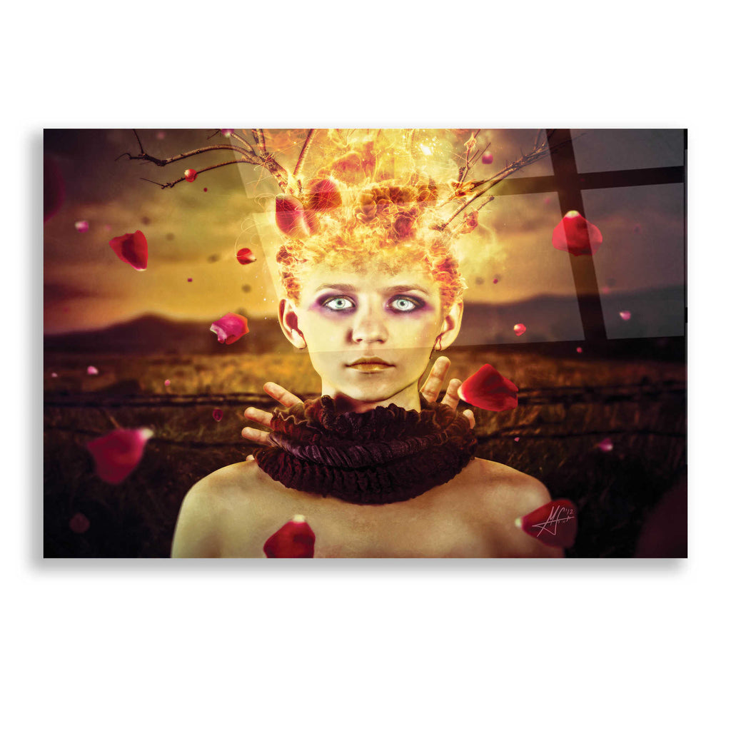 Epic Art 'Enjoy The Silence' by Mario Sanchez Nevado, Acrylic Glass Wall Art