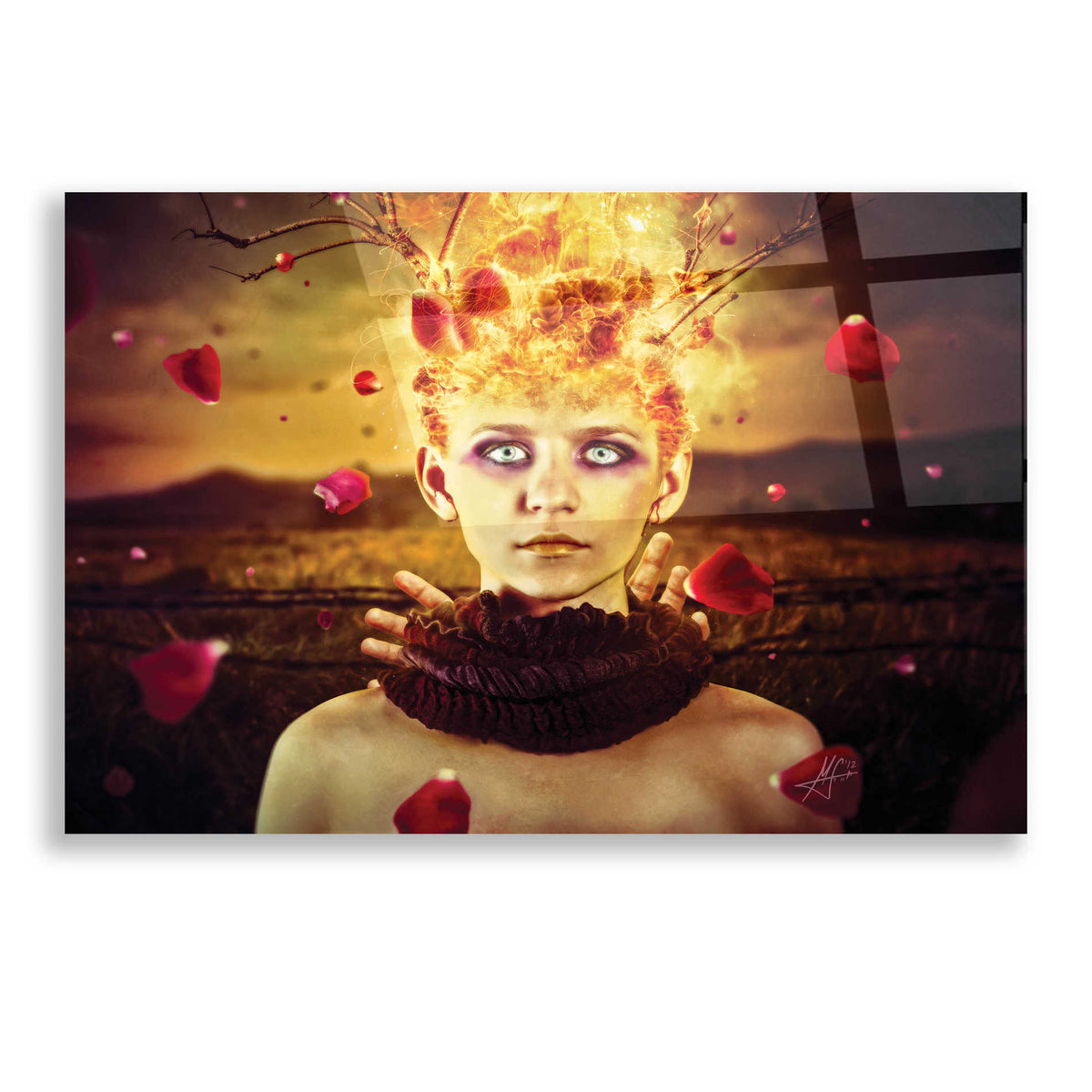 Epic Art 'Enjoy The Silence' by Mario Sanchez Nevado, Acrylic Glass Wall Art