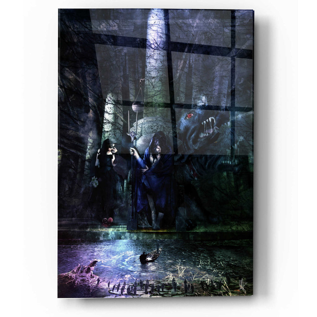 Epic Art 'Hades' by Mario Sanchez Nevado, Acrylic Glass Wall Art