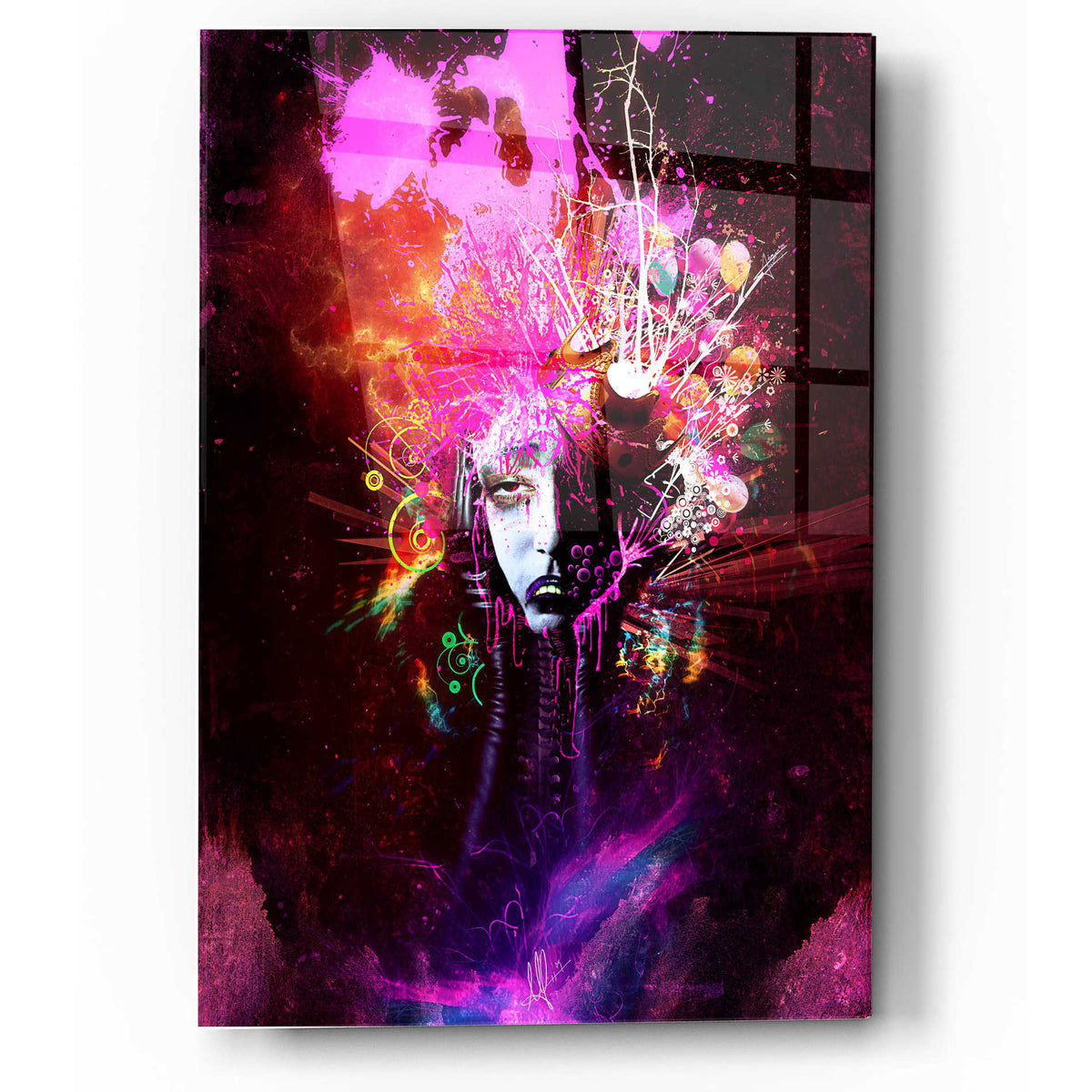 Epic Art 'Overdose' by Mario Sanchez Nevado, Acrylic Glass Wall Art
