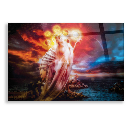 Epic Art 'St. Mary of Coins' by Mario Sanchez Nevado, Acrylic Glass Wall Art