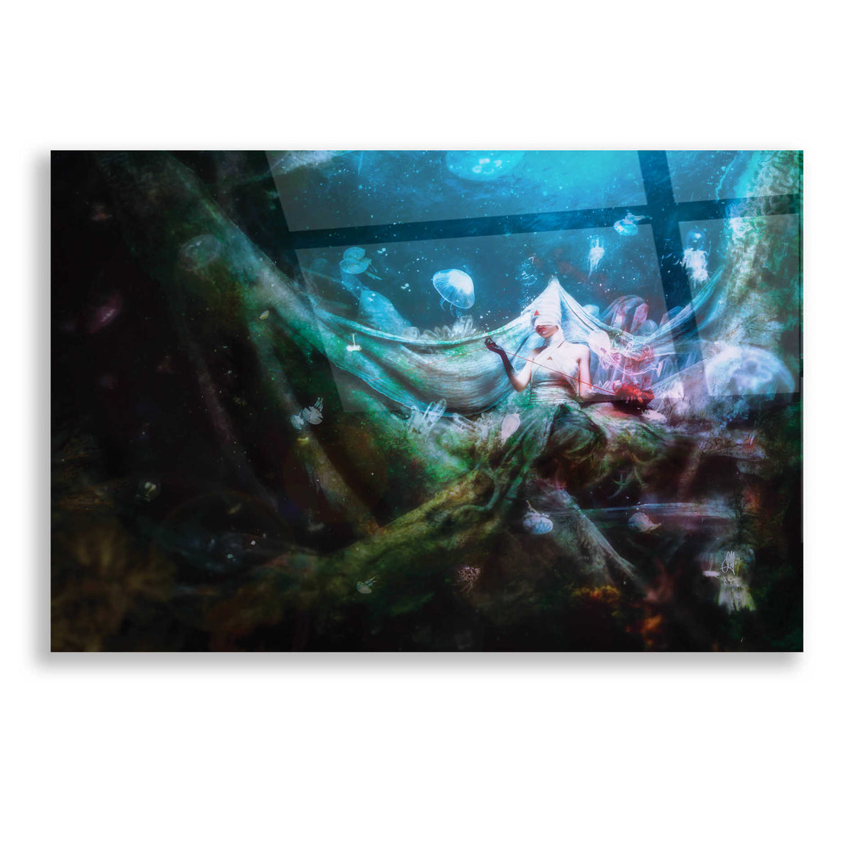 Epic Art 'Unravel' by Mario Sanchez Nevado, Acrylic Glass Wall Art