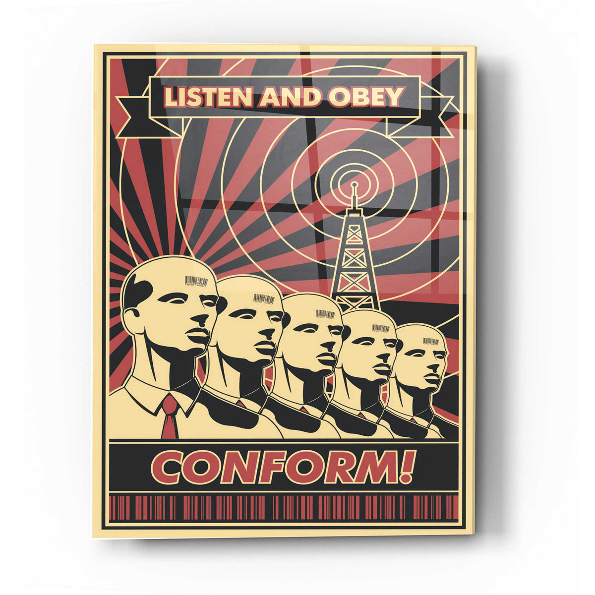 Epic Art 'Conform' Acrylic Glass Wall Art