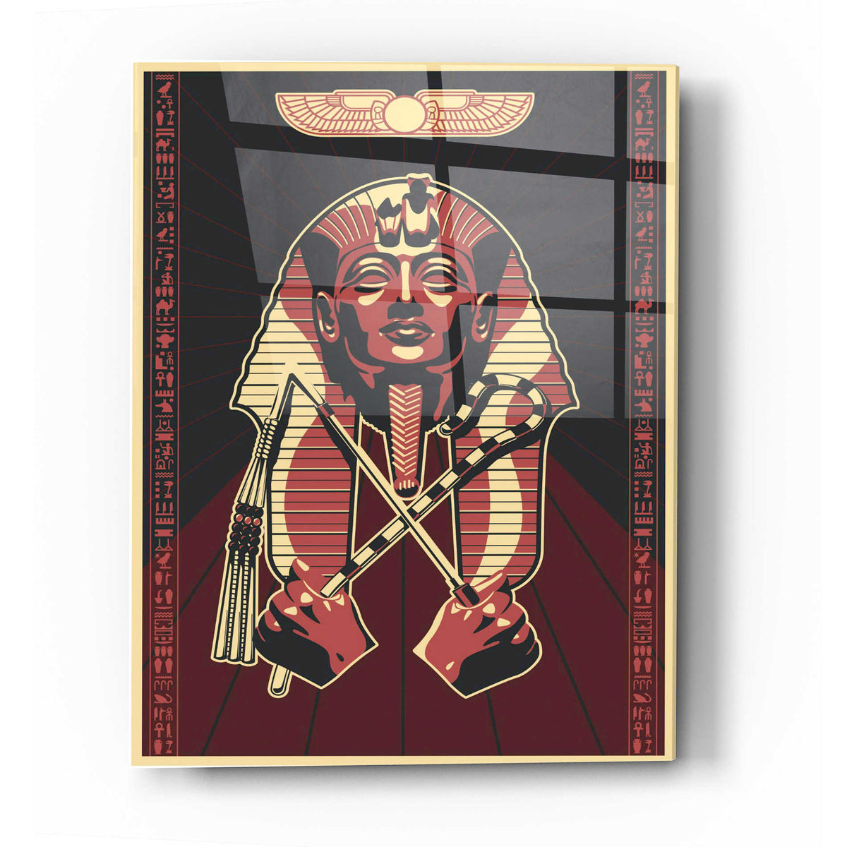 Epic Art 'Pharoah' Acrylic Glass Wall Art