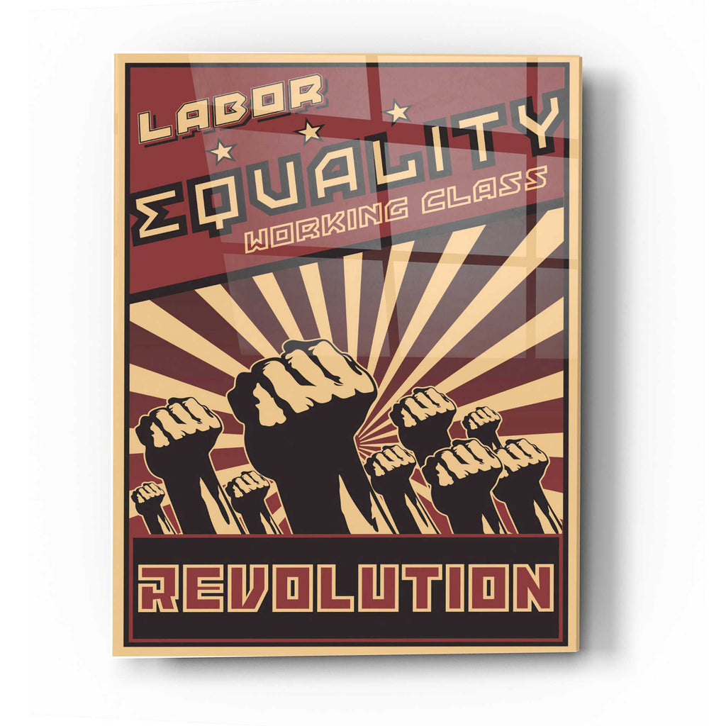 Epic Art 'Revolution' Acrylic Glass Wall Art