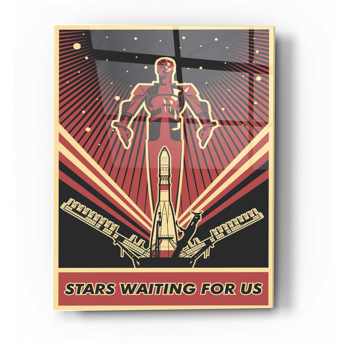 Epic Art 'Stars' Acrylic Glass Wall Art