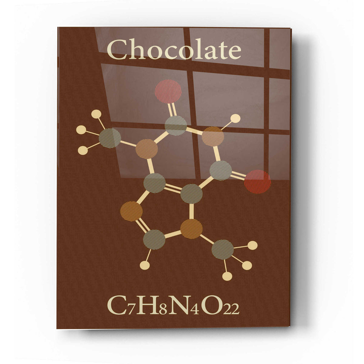 Epic Art 'Chocolate Molecule' Acrylic Glass Wall Art