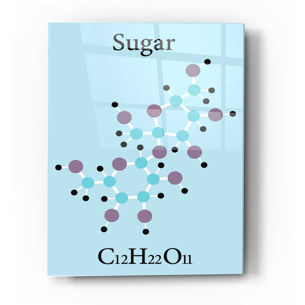 Epic Art 'Sugar Molecule' Acrylic Glass Wall Art