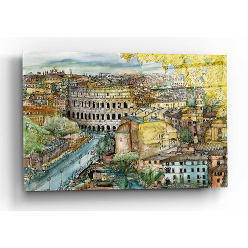 "European Afternoon III" by Melissa Wang Acrylic Glass Wall Art