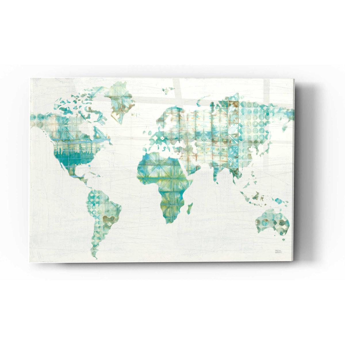 Epic Art 'Kanari Map' by Melissa Averinos, Acrylic Glass Wall Art