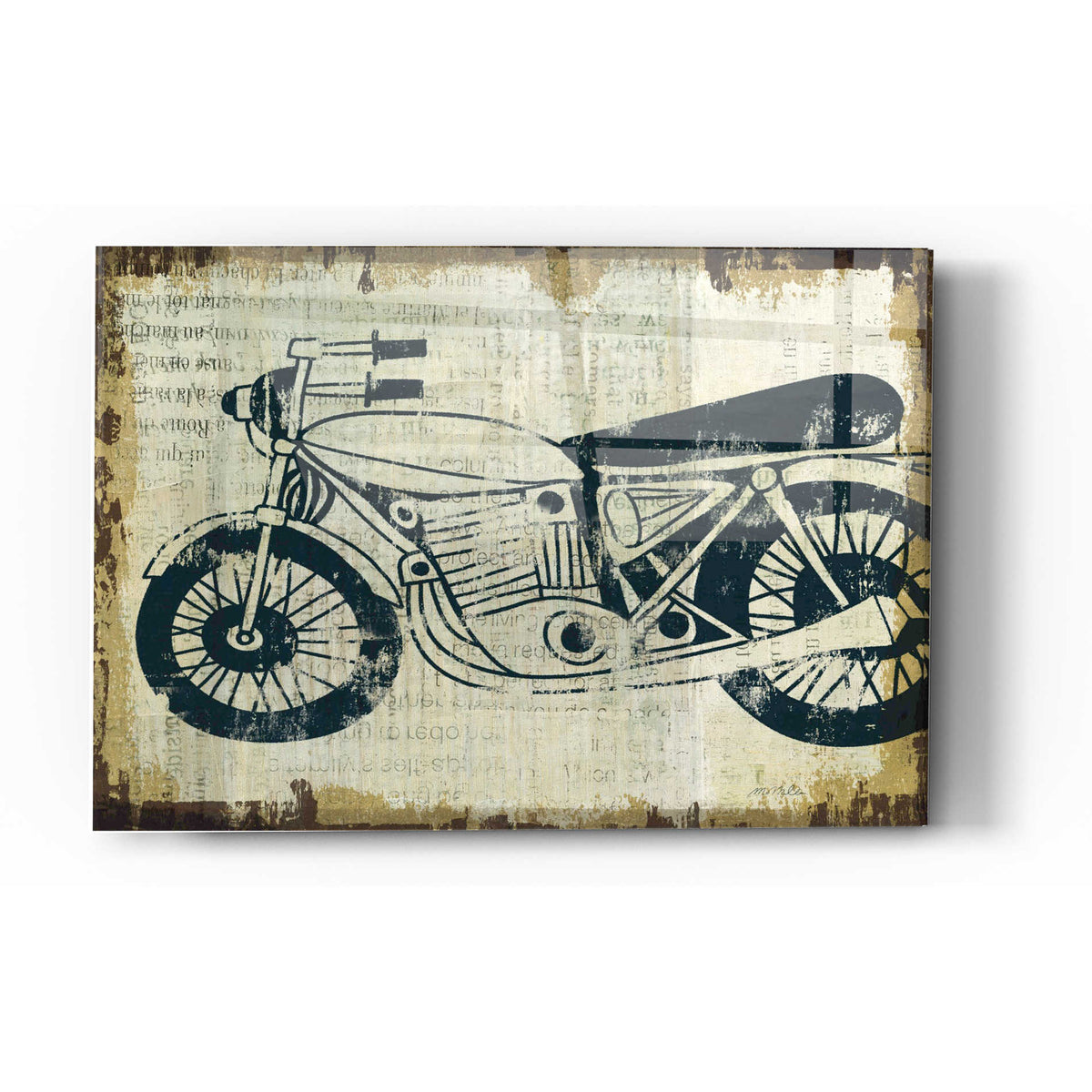 Epic Art 'American Pop Moto' by Michael Mullan, Acrylic Glass Wall Art