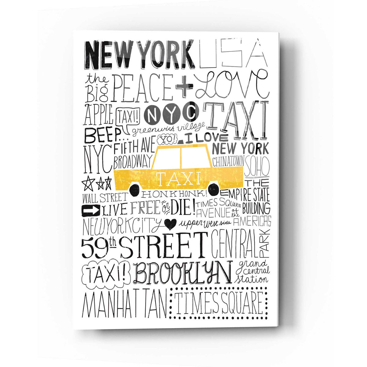 Epic Art 'Iconic NYC III' by Michael Mullan, Acrylic Glass Wall Art