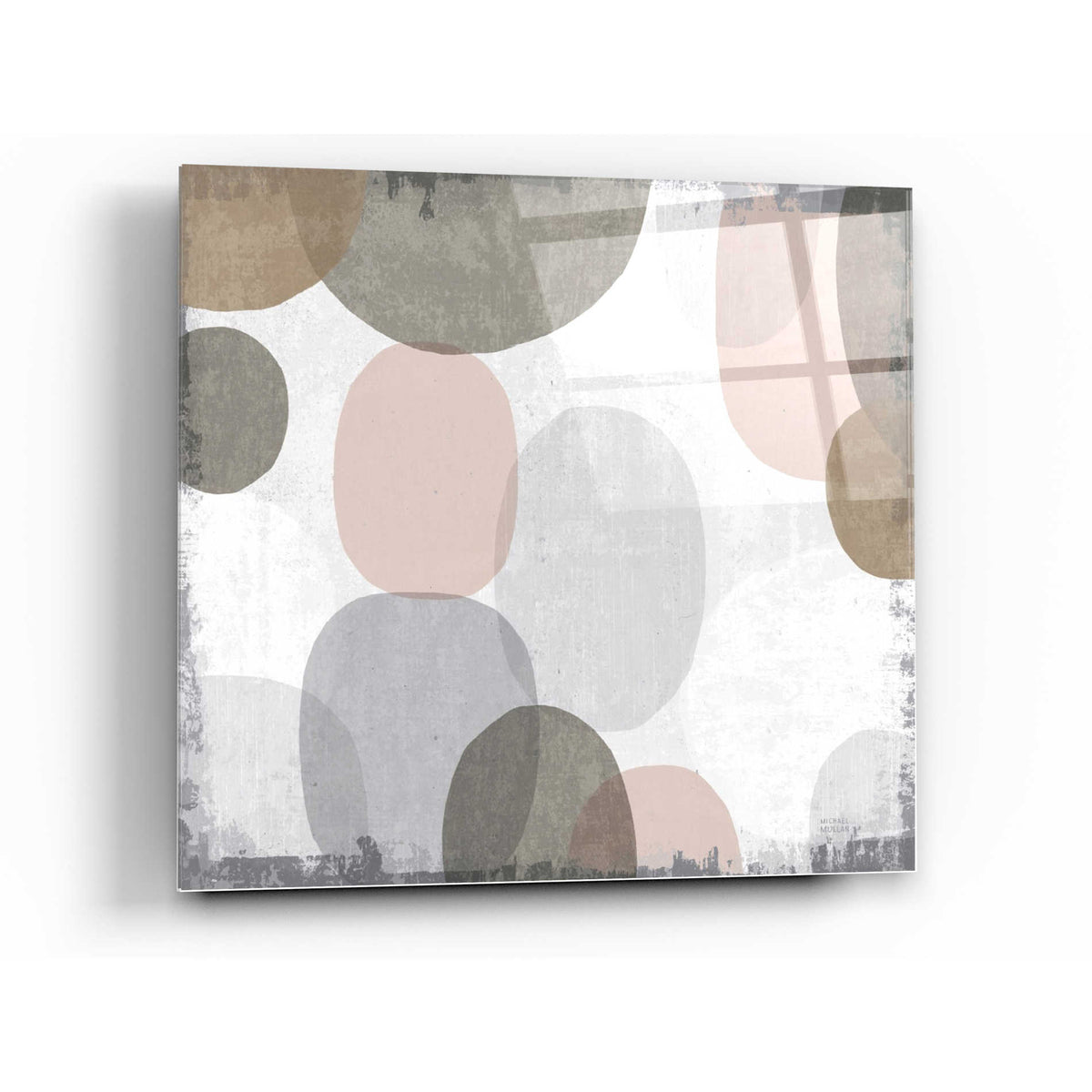 Epic Art 'Pastel Drips II' by Michael Mullan, Acrylic Glass Wall Art