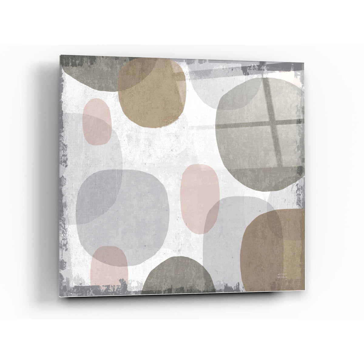 Epic Art 'Pastel Drips I' by Michael Mullan, Acrylic Glass Wall Art