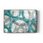Epic Art 'Industrial I Teal' by Michael Mullan, Acrylic Glass Wall Art