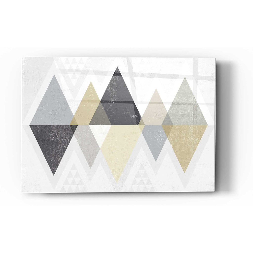 Epic Art 'Mod Triangles II Archroma' by Michael Mullan, Acrylic Glass Wall Art
