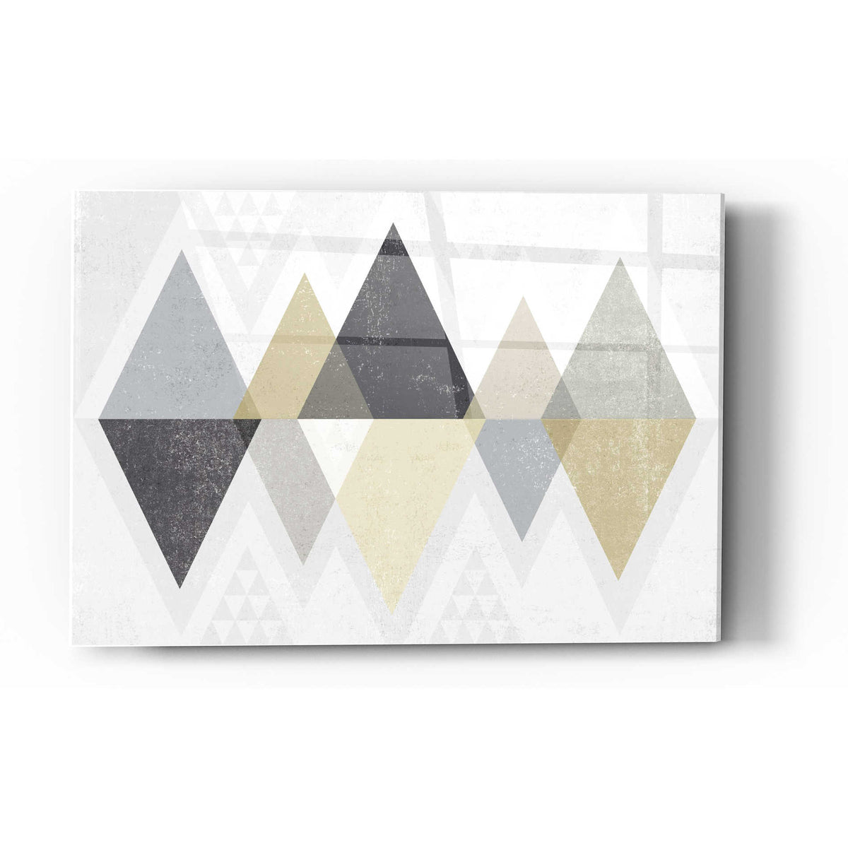 Epic Art 'Mod Triangles II Archroma' by Michael Mullan, Acrylic Glass Wall Art