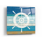 Epic Art 'Beachscape VI Helm White' by Michael Mullan, Acrylic Glass Wall Art