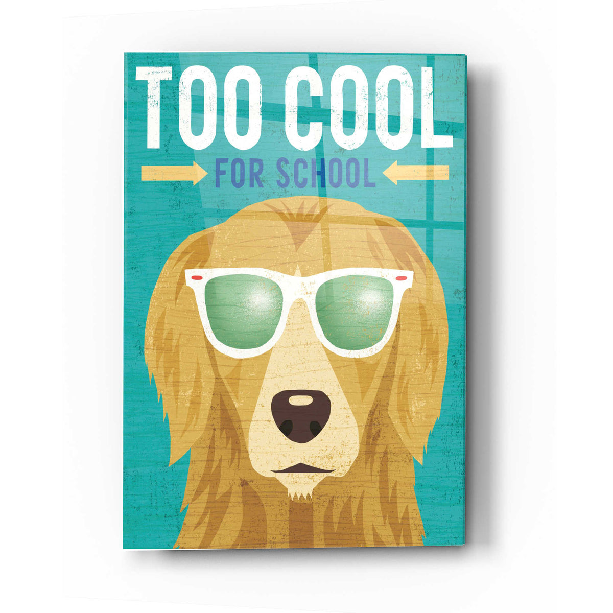 Epic Art 'Beach Bums Golden I Cool' by Michael Mullan, Acrylic Glass Wall Art