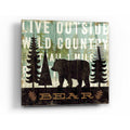 Epic Art 'Simple Living Bear' by Michael Mullan, Acrylic Glass Wall Art