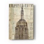 Epic Art 'Vintage NY Empire State Building' by Michael Mullan, Acrylic Glass Wall Art