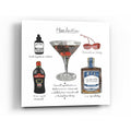 Epic Art 'Classic Cocktail - Manhattan' by Naomi McCavitt Acrylic Glass Wall Art