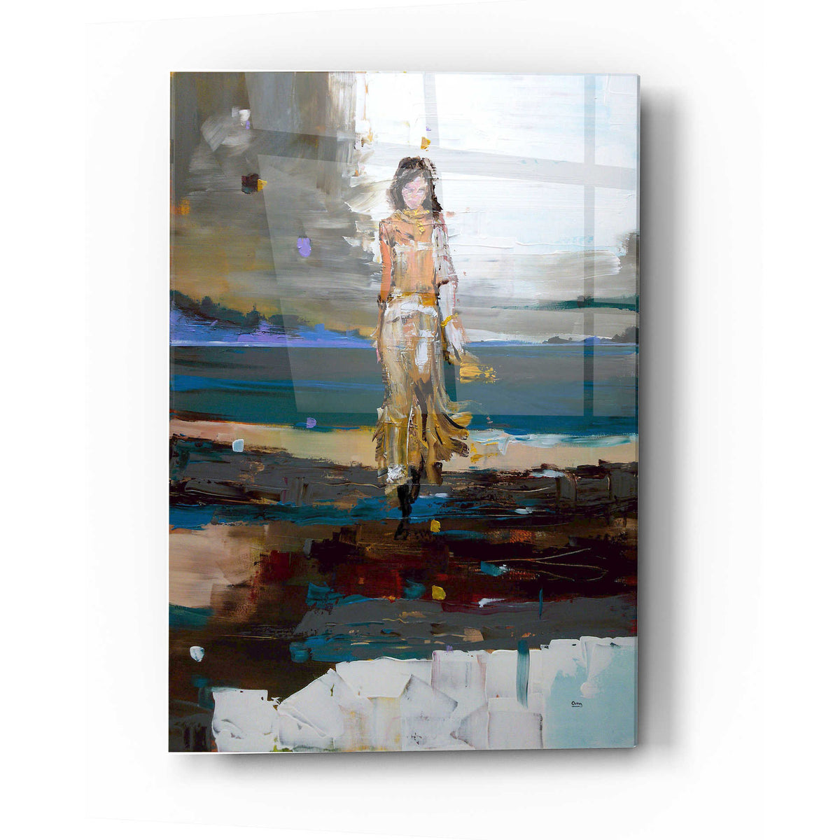 Epic Art 'The Storm' by Oscar Alvarez Pardo, Acrylic Glass Wall Art