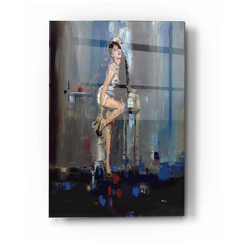 Epic Art 'Nicki' by Oscar Alvarez Pardo, Acrylic Glass Wall Art