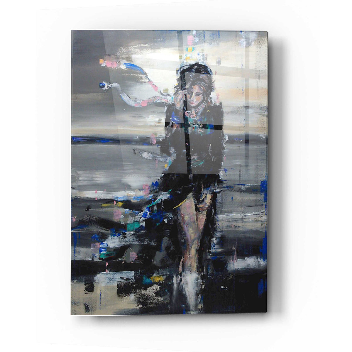 Epic Art 'Lost In The Winds' by Oscar Alvarez Pardo, Acrylic Glass Wall Art