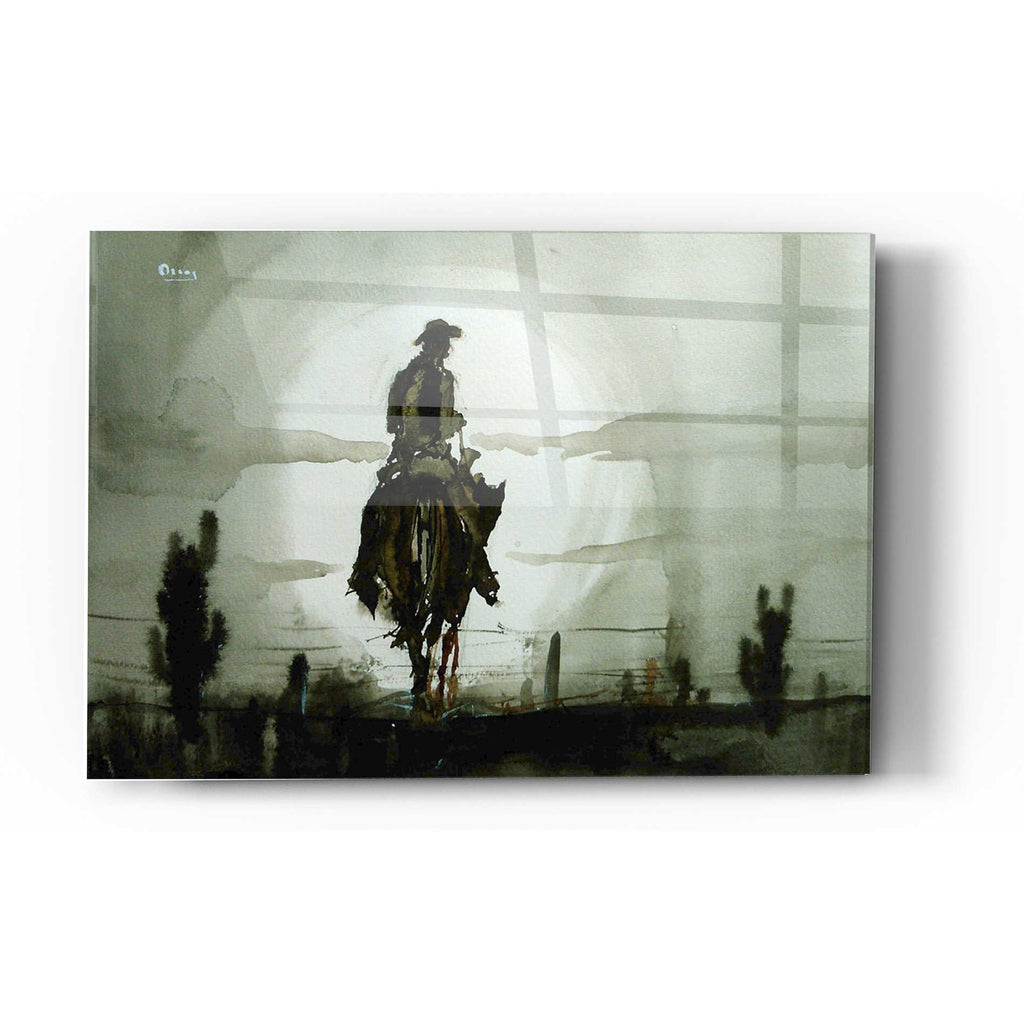 Epic Art 'Luna Vaquero' by Oscar Alvarez Pardo, Acrylic Glass Wall Art