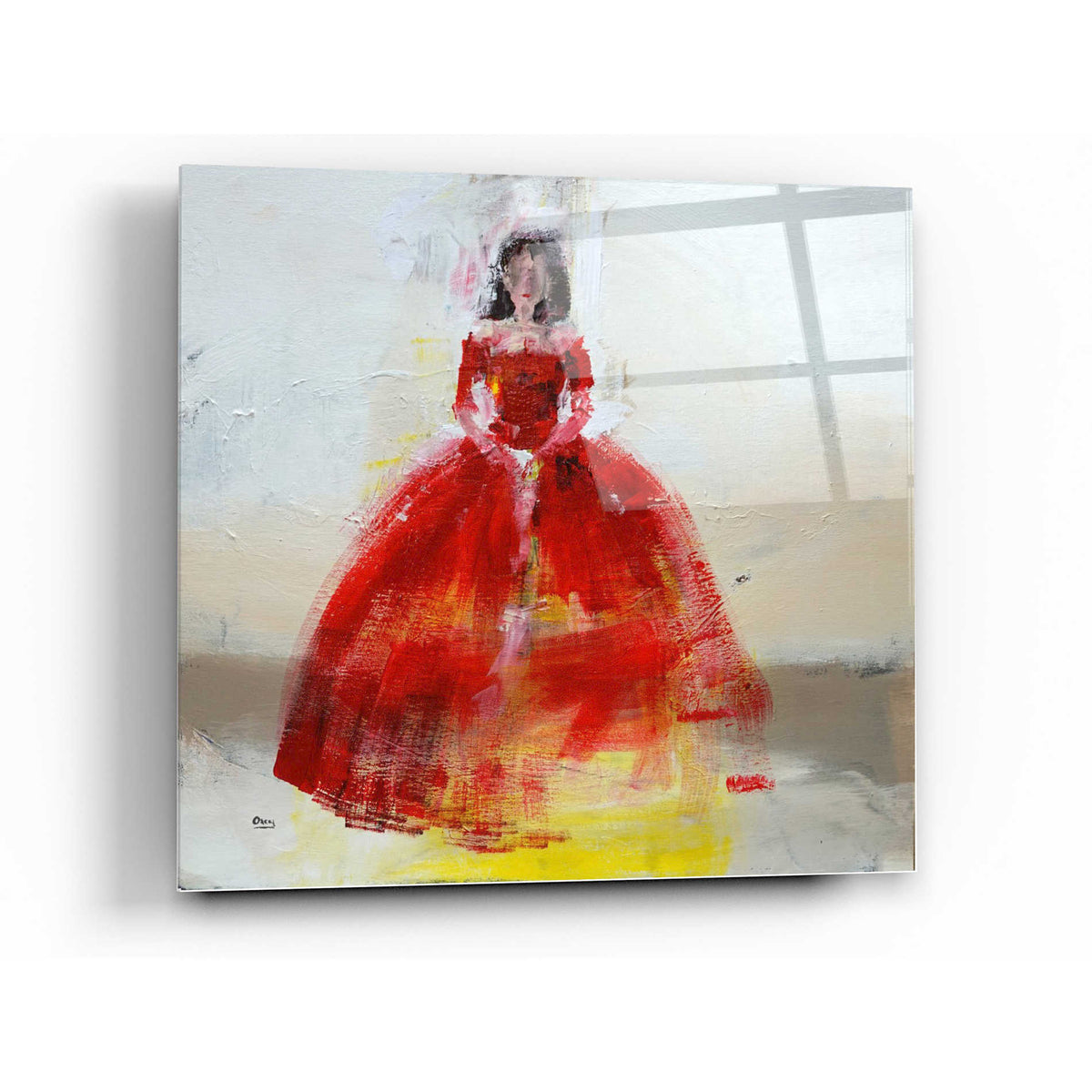 Epic Art 'Masquerade' by Oscar Alvarez Pardo, Acrylic Glass Wall Art