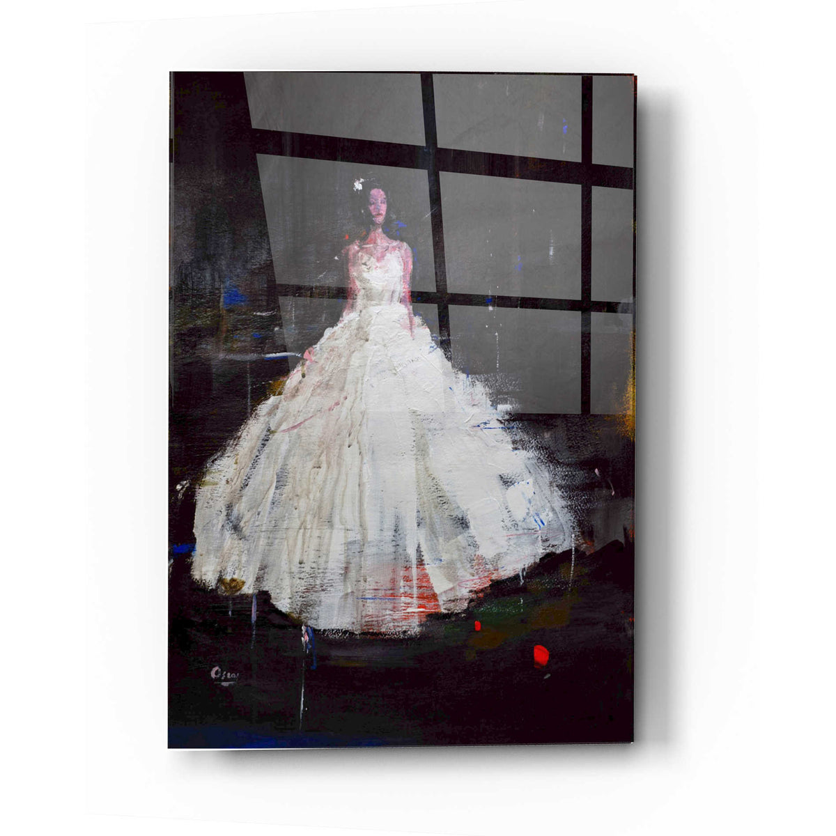 Epic Art 'Little Flower' by Oscar Alvarez Pardo, Acrylic Glass Wall Art