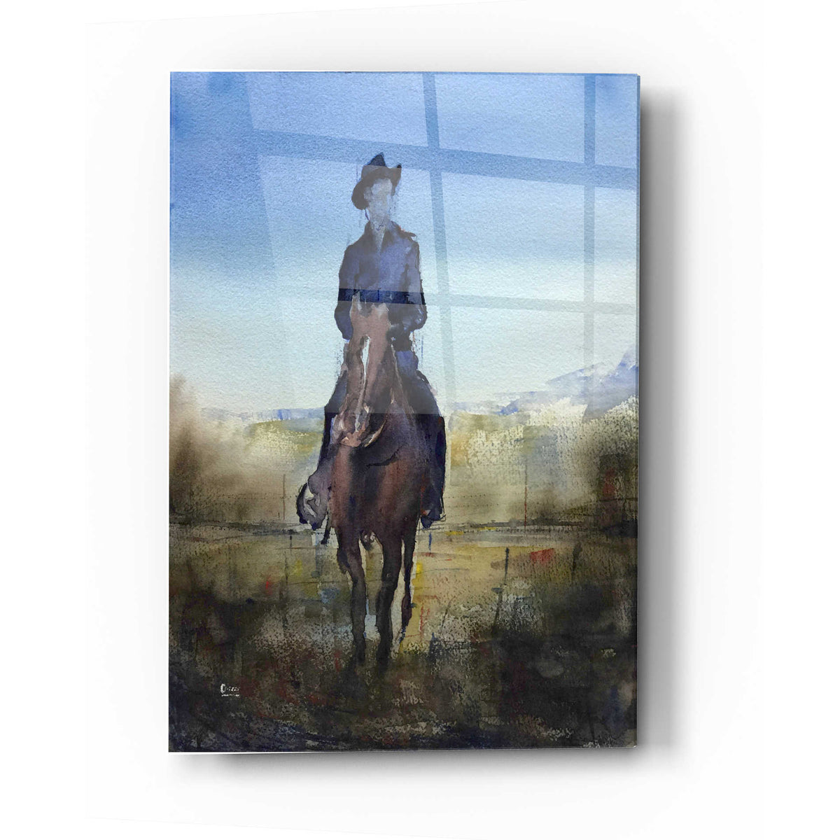 Epic Art 'In The Calm' by Oscar Alvarez Pardo, Acrylic Glass Wall Art