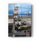 Epic Art 'By The Sea' by Oscar Alvarez Pardo, Acrylic Glass Wall Art