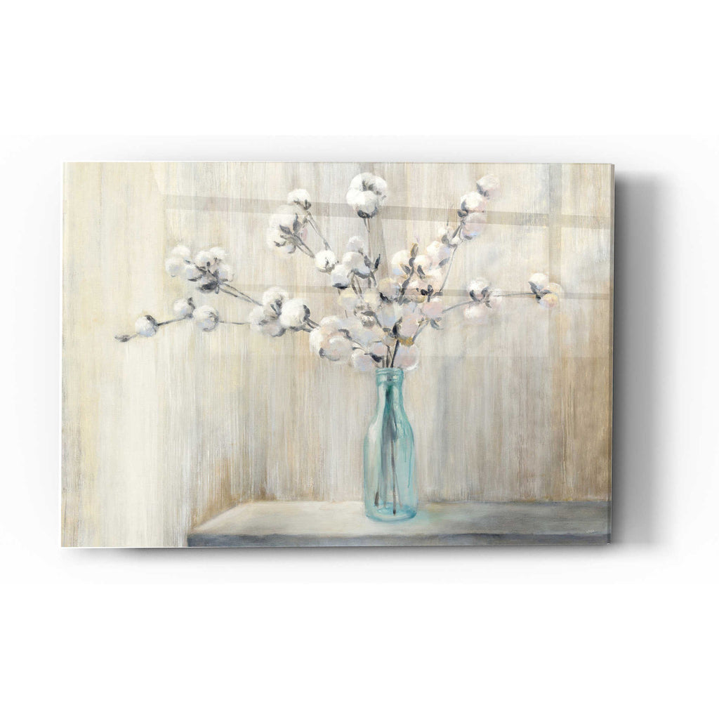 Epic Art 'Cotton Bouquet' by Julia Purinton, Acrylic Glass Wall Art