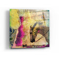 Epic Art 'White Horse' by Elena Ray Acrylic Glass Wall Art