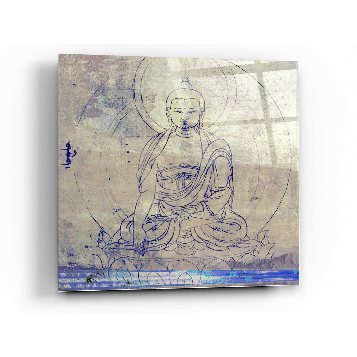 Epic Art 'Lotus Position' by Elena Ray Acrylic Glass Wall Art