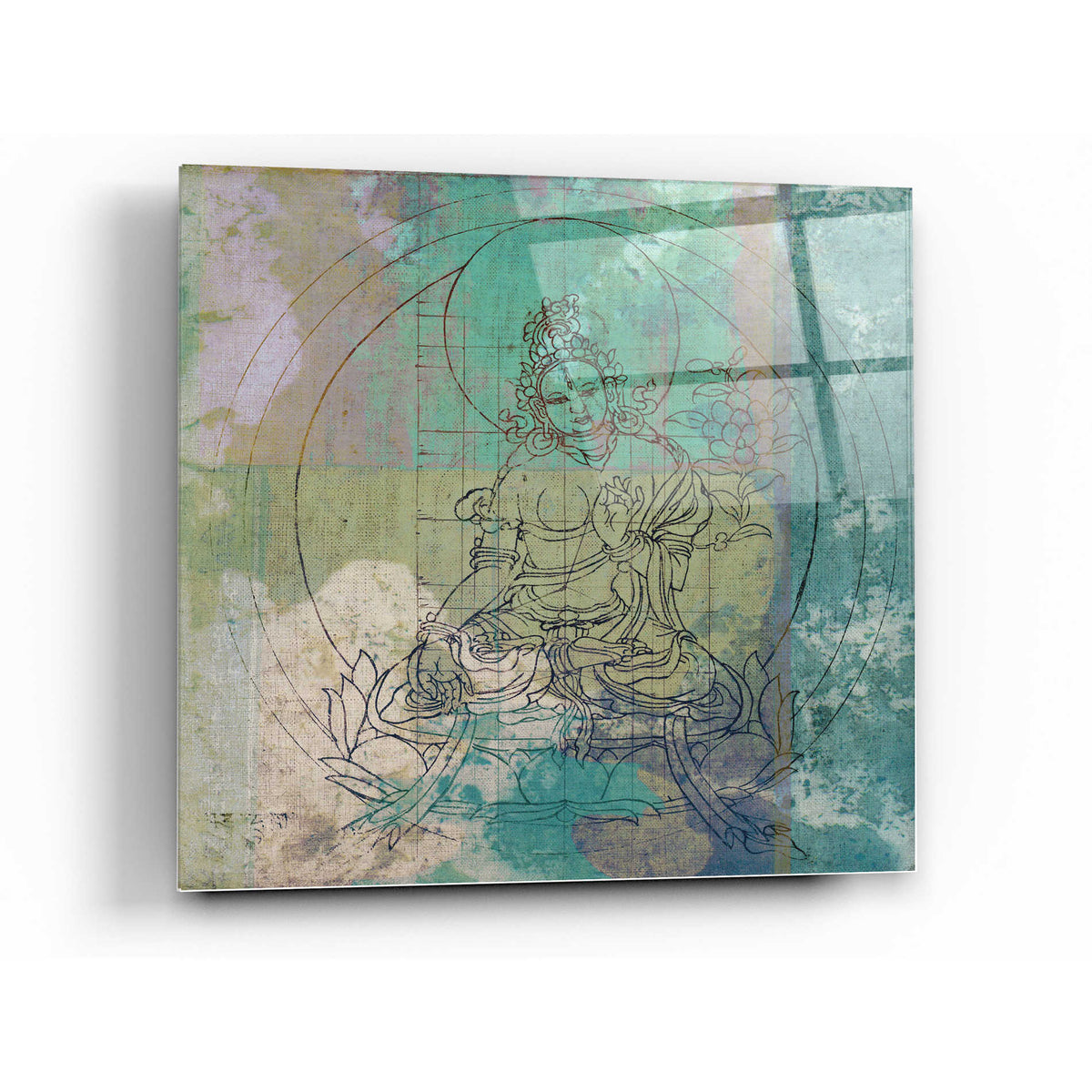Epic Art 'Samadhi' by Elena Ray Acrylic Glass Wall Art