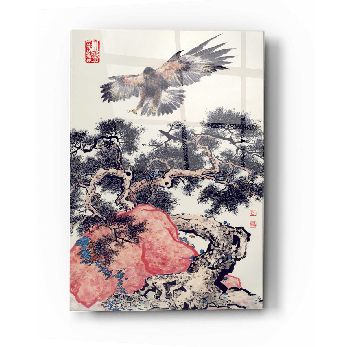 Epic Art 'Ready To Land' by River Han, Acrylic Glass Wall Art