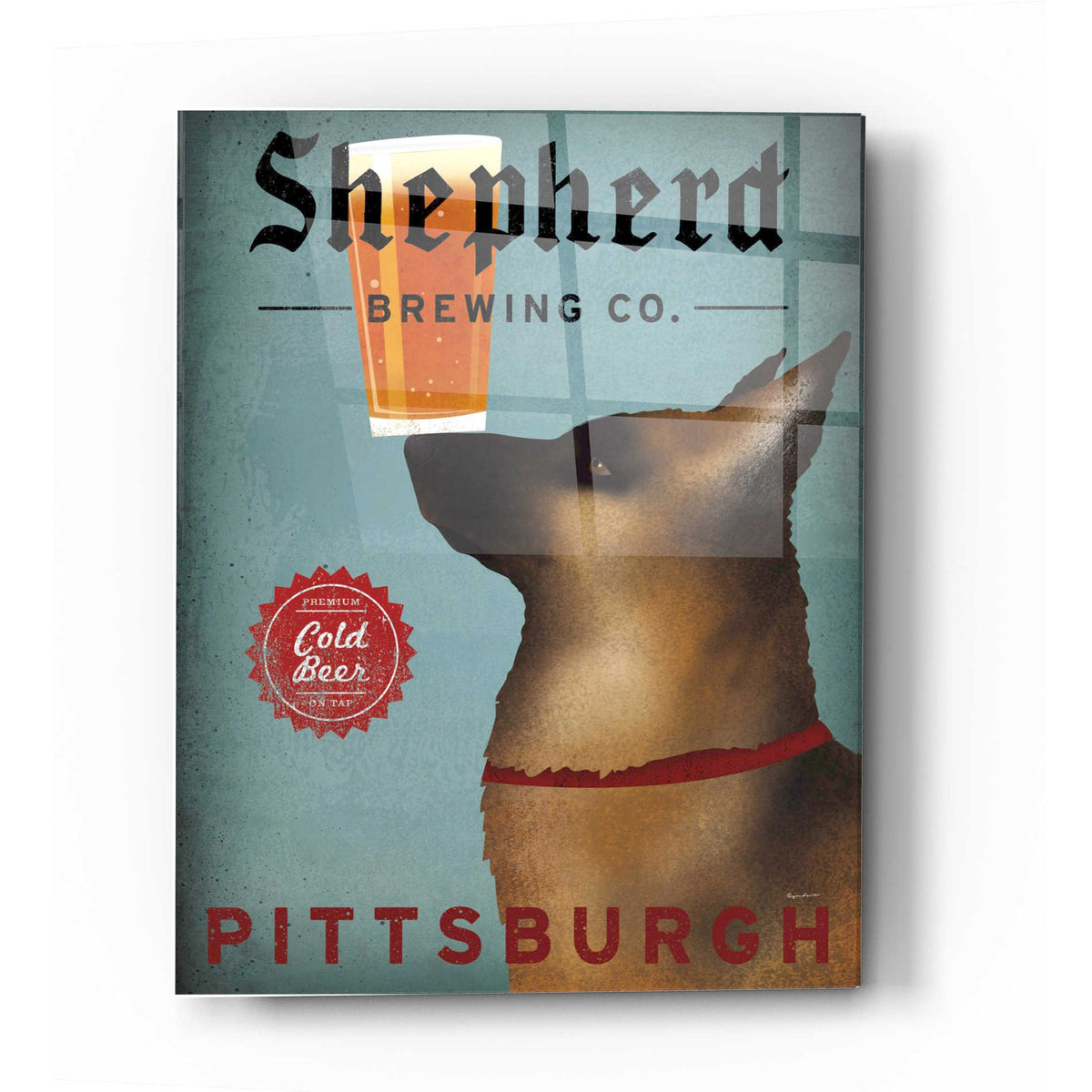 Epic Art 'Shepherd Brewing Co Pittsburgh' by Ryan Fowler, Acrylic Glass Wall Art