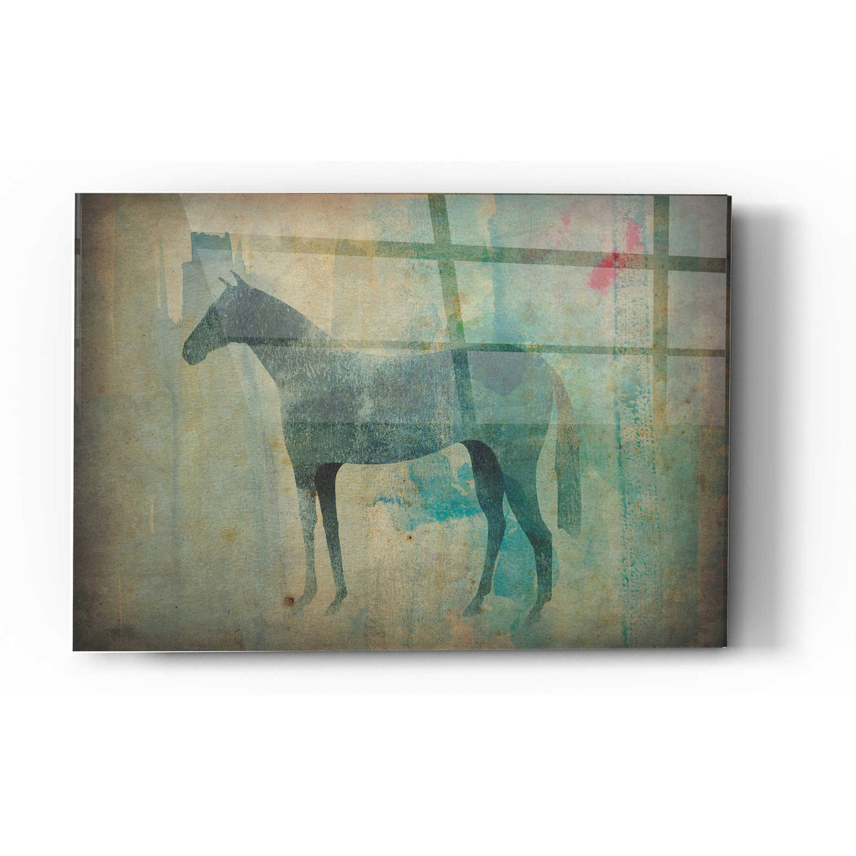 Epic Art 'Cheval Noir v3' by Ryan Fowler, Acrylic Glass Wall Art