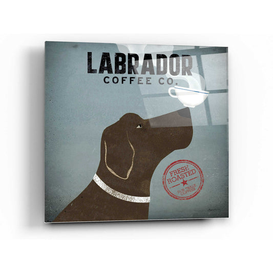 Epic Art 'Labrador Coffee Co' by Ryan Fowler, Acrylic Glass Wall Art