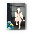 Epic Art 'Hydrangea' by Sai Tamiya, Acrylic Glass Wall Art