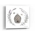 Epic Art 'Happy to Bee Home II' by Sara Zieve Miller, Acrylic Glass Wall Art