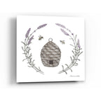 Epic Art 'Happy to Bee Home II' by Sara Zieve Miller, Acrylic Glass Wall Art