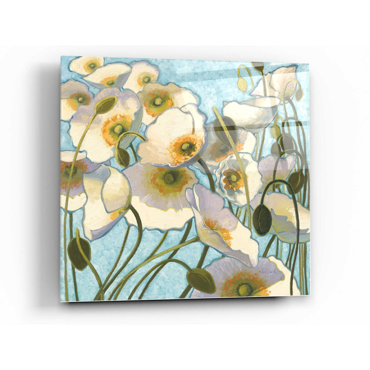 Epic Art 'Chantilly' by Shirley Novak, Acrylic Glass Wall Art