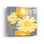 Epic Art 'Cloisonne Beauty I Gray' by Shirley Novak, Acrylic Glass Wall Art