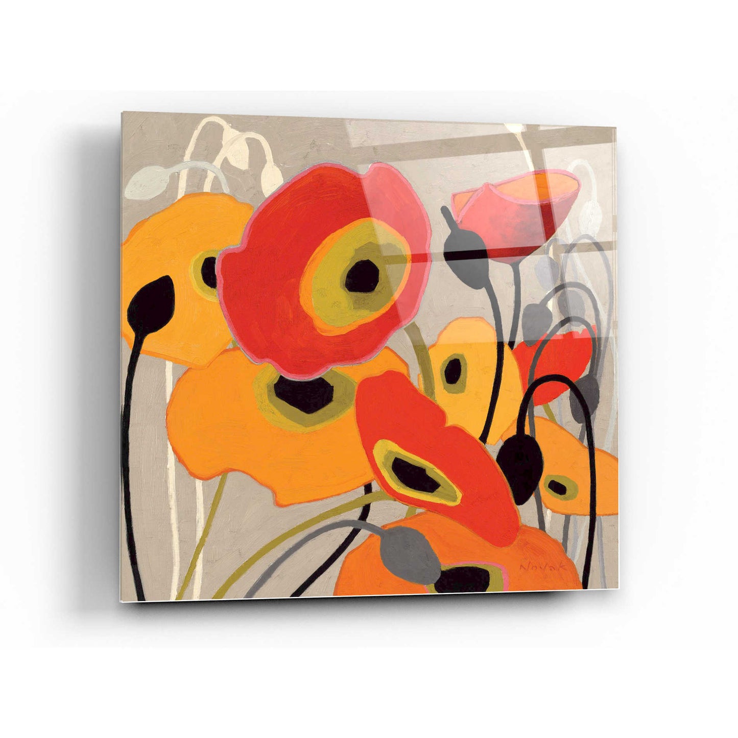 Epic Art 'Mango Tango I' by Shirley Novak, Acrylic Glass Wall Art
