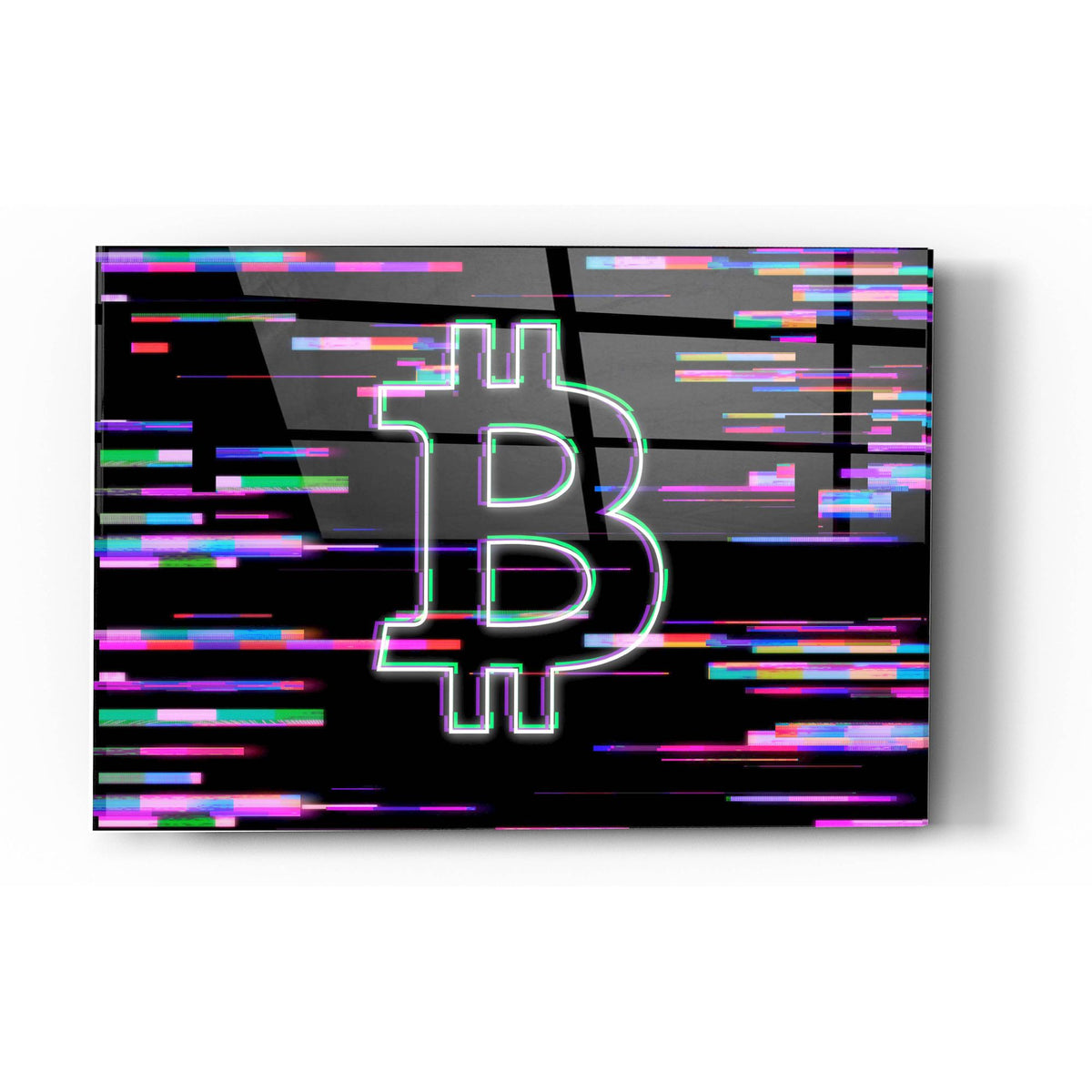 Epic Art 'Bitcoin Life' Acrylic Glass Wall Art
